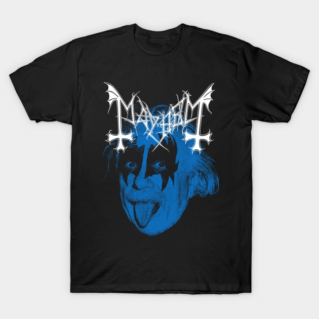 90 Black Metal Mashed Up T-Shirt by fuzzdevil